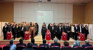 Göle’de çiçeği burnunda öğretmenler yemin etti