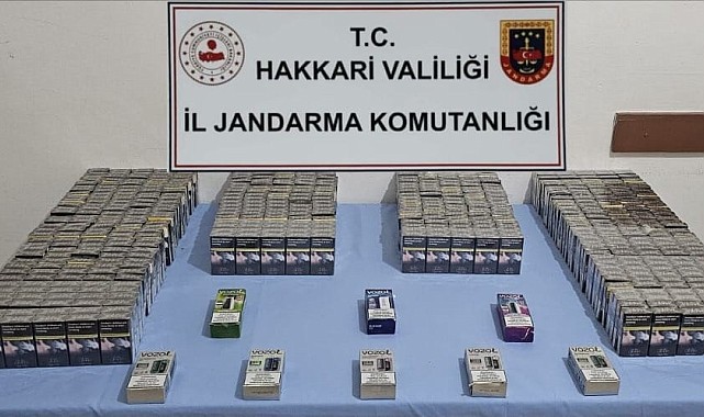 Hakkari'de gümrük kaçakçılığı operasyonu