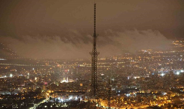 Harput'ta kar ve sis kartpostallık görüntüler oluşturdu