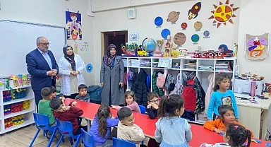 İl Müftüsü Karadeniz, 4-6 Yaş Kur'an Kursunu ziyaret etti