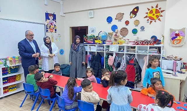 İl Müftüsü Karadeniz, 4-6 Yaş Kur'an Kursunu ziyaret etti