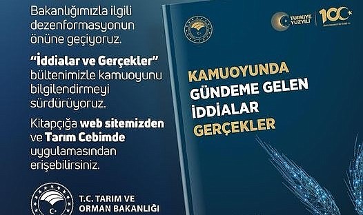 İl Tarım “İddialar ve Gerçekler” bülteninin yeni sayısını yayınladı