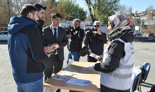 Kars'ta organ bağışı stantı açıldı