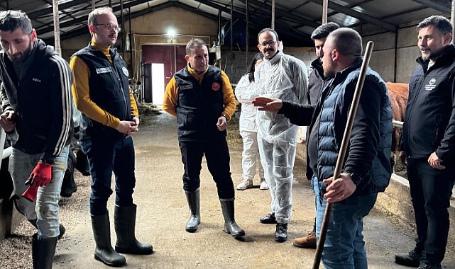 Müdür, angusları ziyaret etti