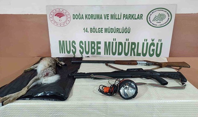 Muş'ta yasak bölgede avlanan 2 kişiye 52 bin 236 TL para cezası