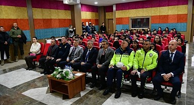 Öğrencilere Trafik Güvenliği Eğitimi verildi