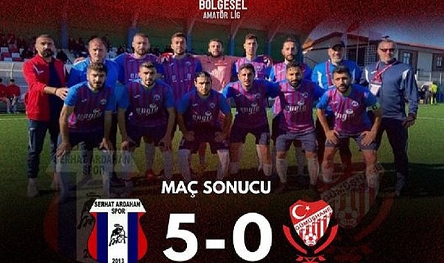 Serhat Ardahanspor, Gümüşhanespor’u 5 golle uğurladı