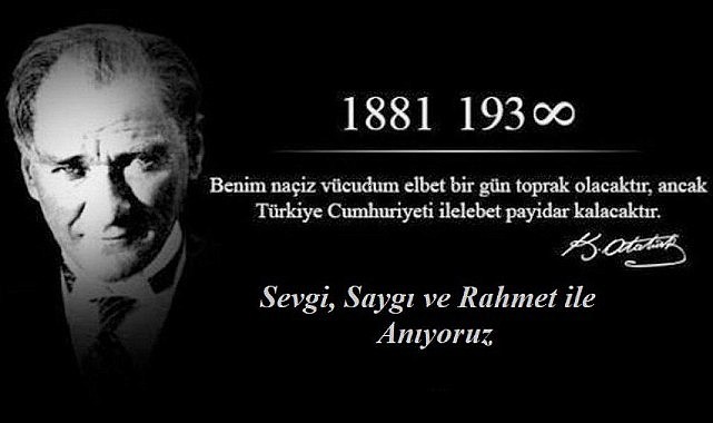 Süper Lig devleri Ulu Önder Mustafa Kemal Atatürk'ü saygı ve minnetle andı
