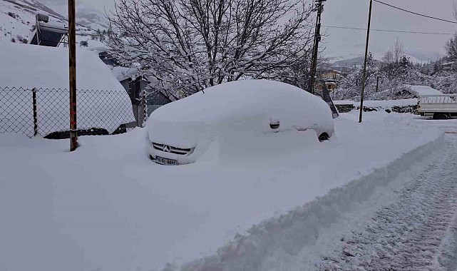 Tunceli'de kar esareti: 189 köy yolu ulaşıma kapandı