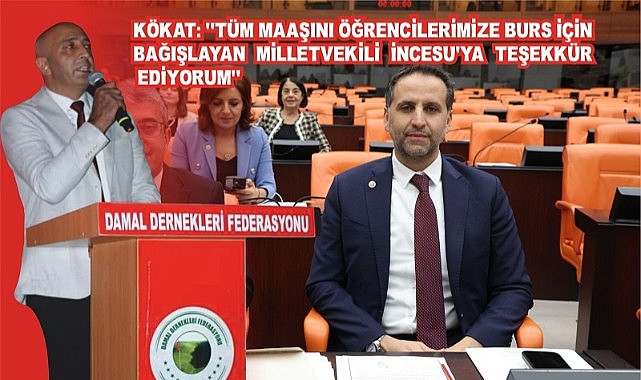 Vekil İncesu’nun, Milletvekilli maaşını öğrencilere bağışladığı ortaya çıktı!