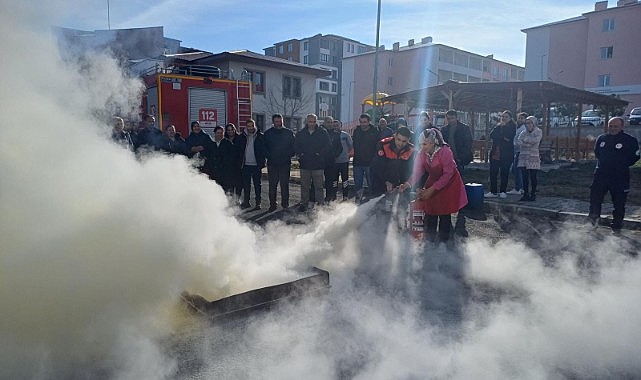 Yangın güvenliği eğitimi Ardahan'da Personel için gerçekleştirildi
