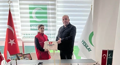 Yeşilay Ardahan Şubesi, Can Sağlığı Vakfı temsilcilerini ağırladı