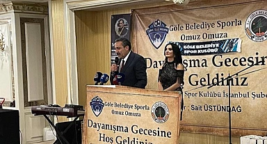 Akkoç ve Küpeli Göle Belediyespor için İstanbul'da dayanışma gecesi düzenledi
