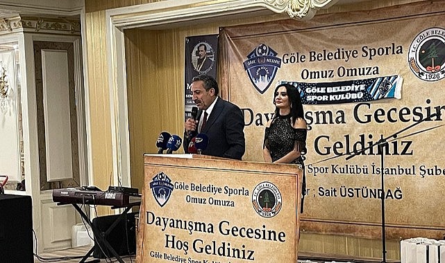 Akkoç ve Küpeli Göle Belediyespor için İstanbul'da dayanışma gecesi düzenledi