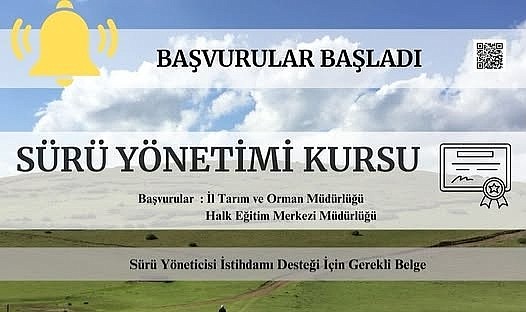 Ardahan’da Sürü Yönetimi Kursu başlıyor