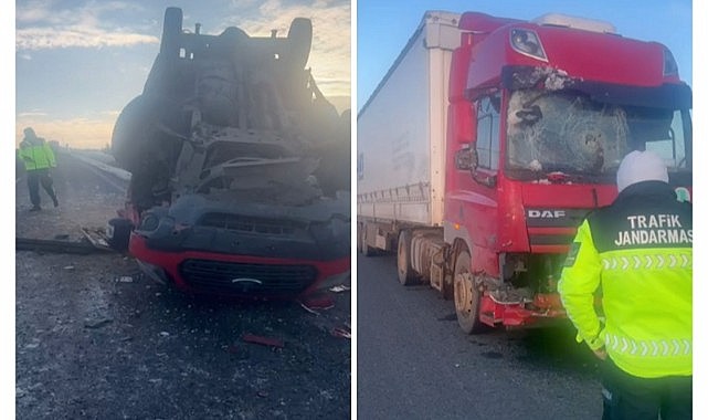 Ardahan'da Trafik Kazası: 1'i ağır 3 yaralı
