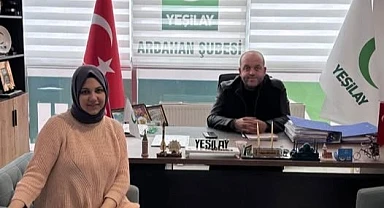 Eğitmen Cankan’dan Yeşilay’a destek ziyareti