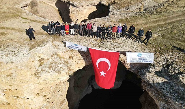 Elazığlı dağcılar ve doğa severler, kanyonların güzelliklerini keşfetti