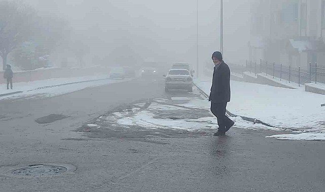 Erzurum sis ve kara teslim oldu