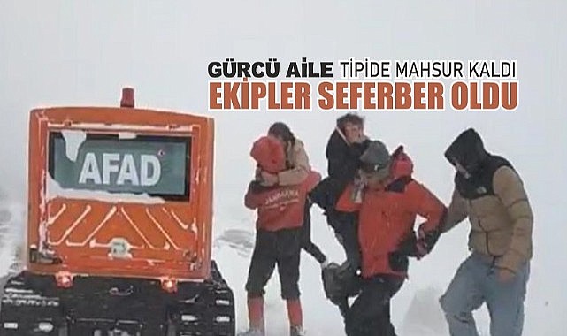 Gürcülerin imdadına AFAD ve JAK yetişti