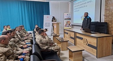 Jandarma personeline arıcılık semineri verildi