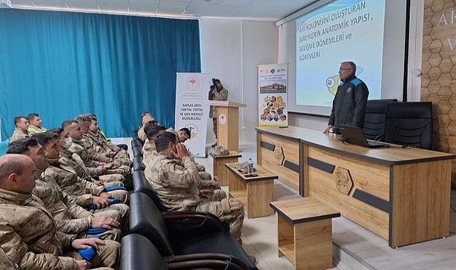 Jandarma personeline arıcılık semineri verildi