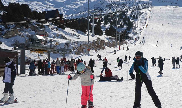 Kayak merkezlerindeki kar kalınlıkları
