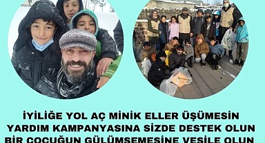 "Minik Eller Üşümesin" kampanyası ile çocuklara umut olun