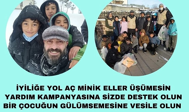 "Minik Eller Üşümesin" kampanyası ile çocuklara umut olun