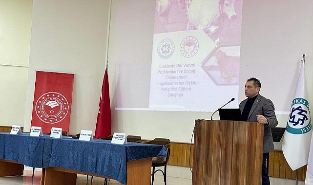 Müdür Cineviz, Kars’ta düzenlenen “Buzağı ölümlerinin engellenmesi” Çalıştayına katıldı