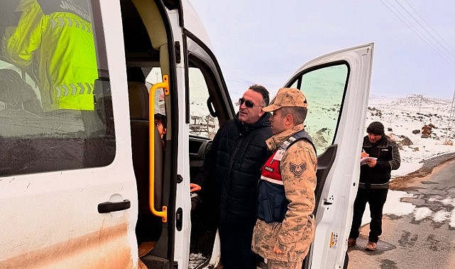 Okul servisleri Hanak’ta güvenlik kontrolünden geçti