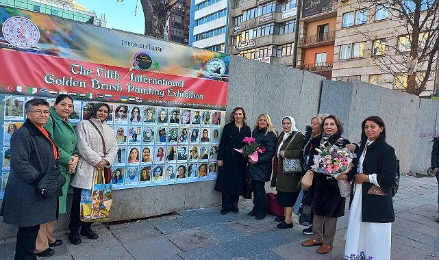 Uluslararası 5. Altın Fırça resim sergisi devam ediyor