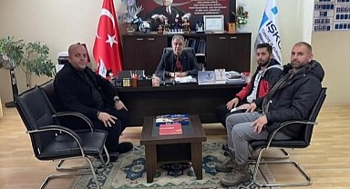 Yeşilay'dan İŞKUR Müdürü Ahmet Sonkaya'ya ziyaret