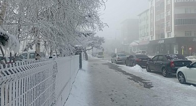 Ardahan'da kar manzaraları