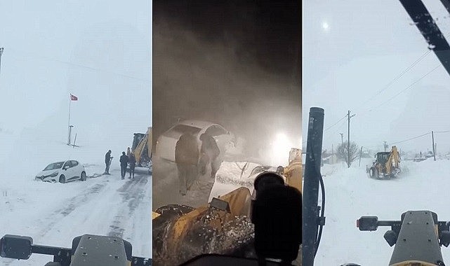 Ardahan Özel İdare ekipleri çalışıyor; yollar açılıyor!