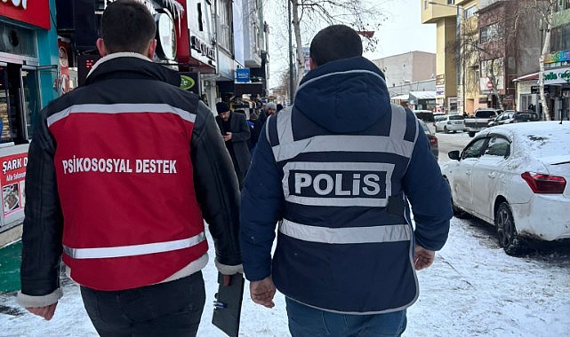 "Çocuklar Güvende" programı kapsamında sokak çalışması yapıldı