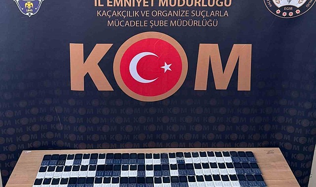 Erzurum'da 138 adet gümrük kaçağı cep telefonu ele geçirildi