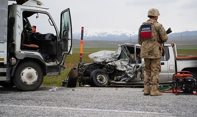 Erzurum'da jandarma bölgesinde bir yılda 250 trafik kazası