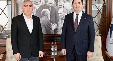 Gazeteci Karakaya, Çekmeköy Belediye Başkanı Orhan Çerkez’i ziyaret etti