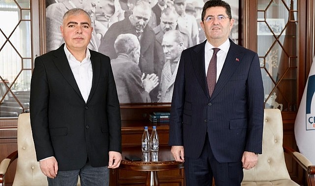 Gazeteci Karakaya, Çekmeköy Belediye Başkanı Orhan Çerkez’i ziyaret etti