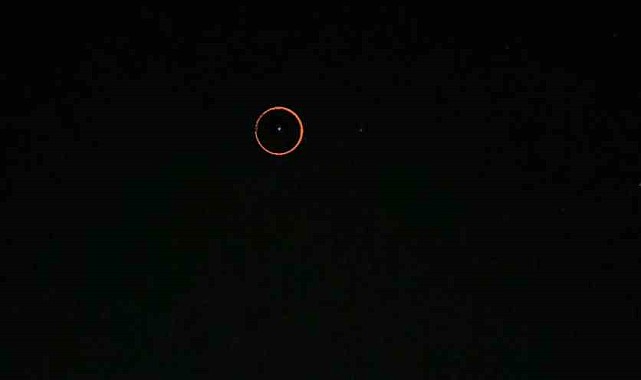 Gökyüzünde 6 gezegenin aynı hizada sıralandığı anlar Yüksekova'da görüntülendi