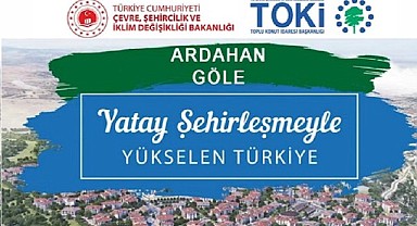 Göle’de TOKİ kuraları çekildi