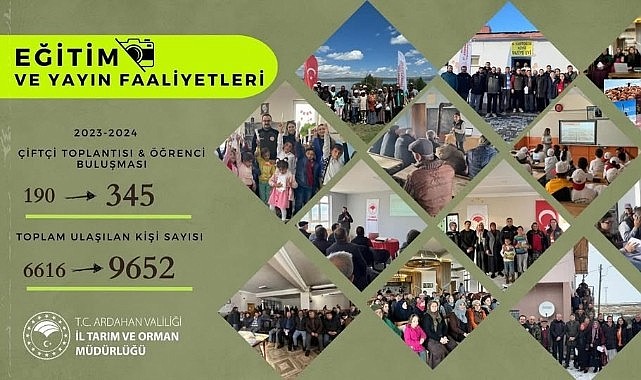 İl Tarım ve Orman Müdürlüğü'nden eğitimde büyük atılım