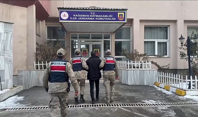 Kağızman'da terör örgütüne üye olma suçundan aranan 1 kişi yakalandı