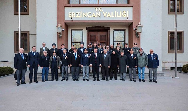 Kahraman gaziler Erzincan'da misafir edildi