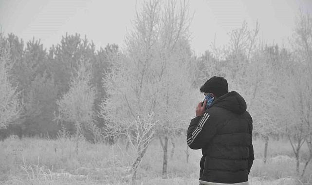 Kars'ta sis, soğuk ve kırağı hayatı olumsuz etkiledi