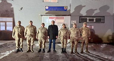 Kaymakam Kılıç, Yılbaşı Gecesi görev başındaki personelin yeni yılını kutladı