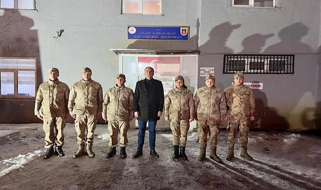 Kaymakam Kılıç, Yılbaşı Gecesi görev başındaki personelin yeni yılını kutladı