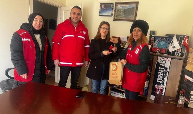 Kızılay Ardahan Şubesi gazetemizi ziyaret etti