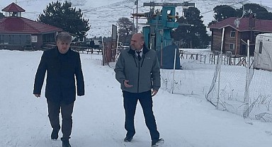 Özel İdare Genel Sekreteri Emin, Yalnızçam Tesislerindeki kar kalınlığını kontrol etti